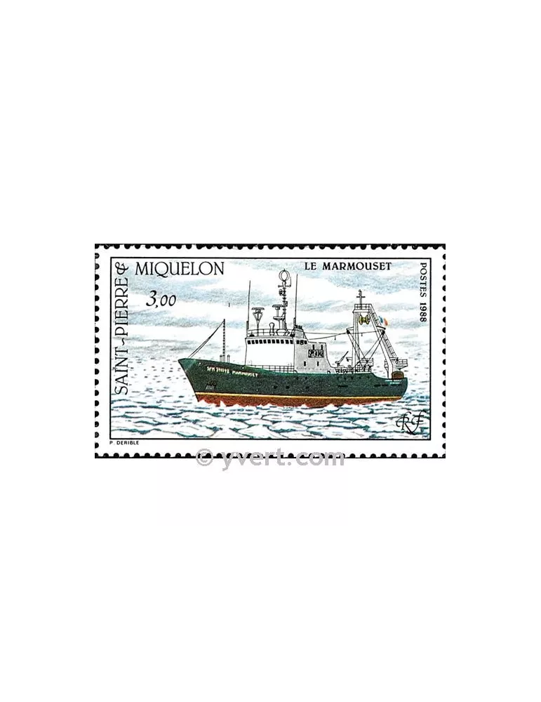 n° 493 -  Timbre Saint-Pierre et Miquelon Poste