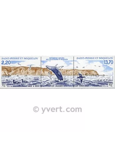 n° 495A -  Timbre Saint-Pierre et Miquelon Poste 2