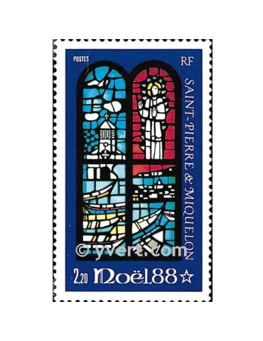 n° 496 -  Timbre Saint-Pierre et Miquelon Poste 2
