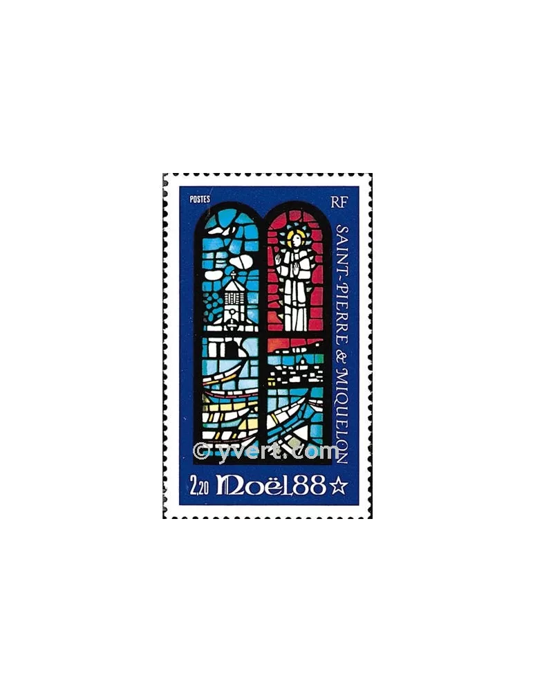 n° 496 -  Timbre Saint-Pierre et Miquelon Poste