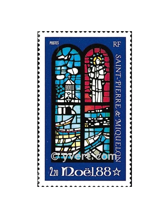 n° 496 -  Timbre Saint-Pierre et Miquelon Poste