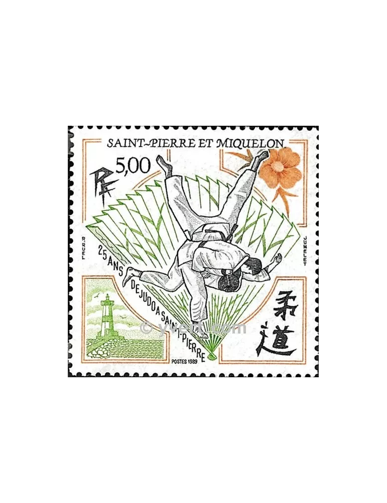 n° 498 -  Timbre Saint-Pierre et Miquelon Poste