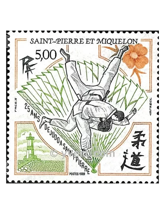 n° 498 -  Timbre Saint-Pierre et Miquelon Poste