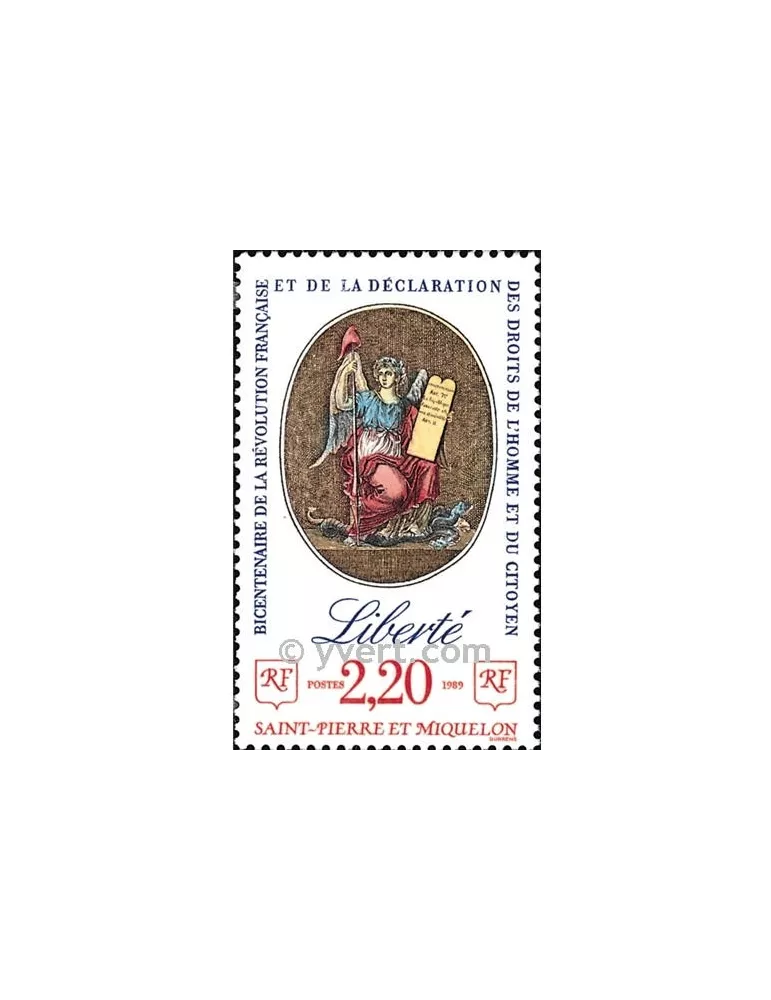n° 499 -  Timbre Saint-Pierre et Miquelon Poste