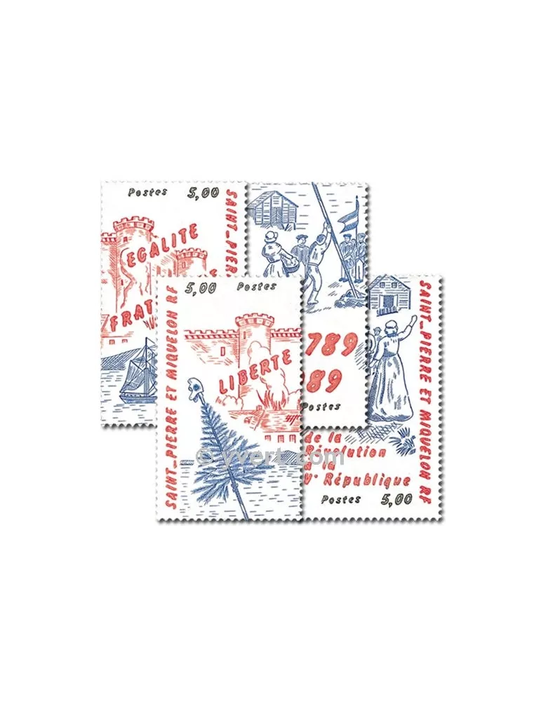 n° 504/507 (BF 3) -  Timbre Saint-Pierre et Miquelon Poste