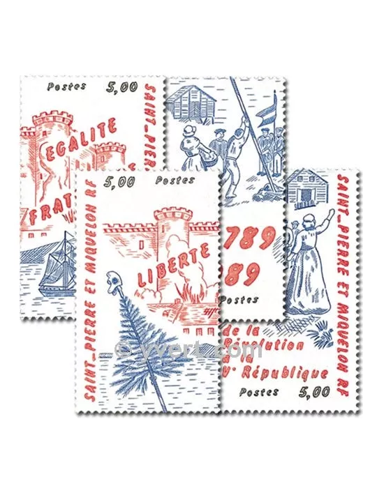n° 504/507 (BF 3) -  Timbre Saint-Pierre et Miquelon Poste