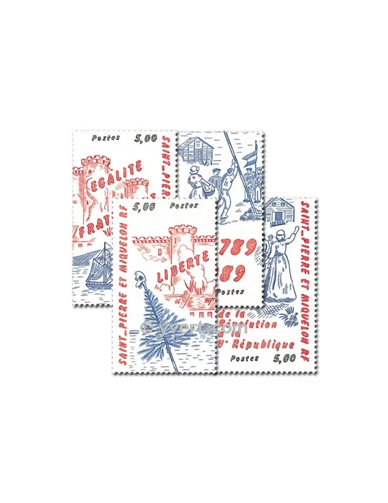 n° 504/507 (BF 3) -  Timbre Saint-Pierre et Miquelon Poste