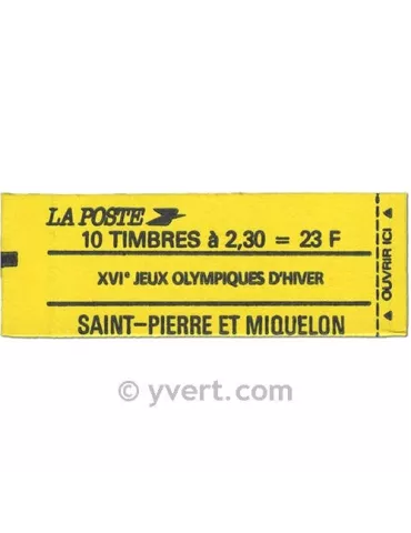 n° C518 -  Timbre Saint-Pierre et Miquelon Poste 2