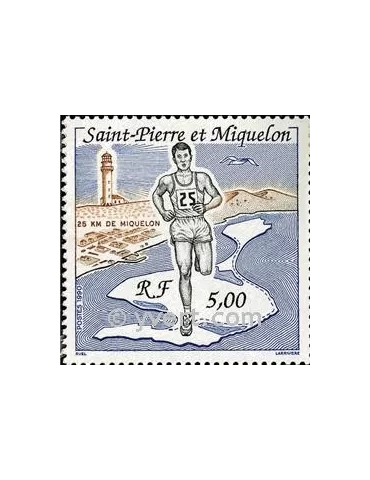 n° 522 -  Timbre Saint-Pierre et Miquelon Poste