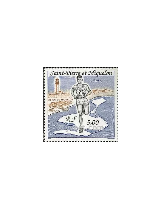 n° 522 -  Timbre Saint-Pierre et Miquelon Poste