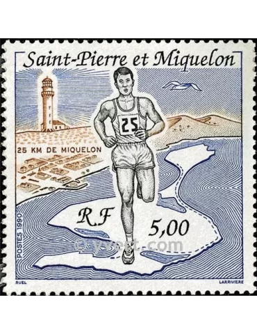 n° 522 -  Timbre Saint-Pierre et Miquelon Poste 2