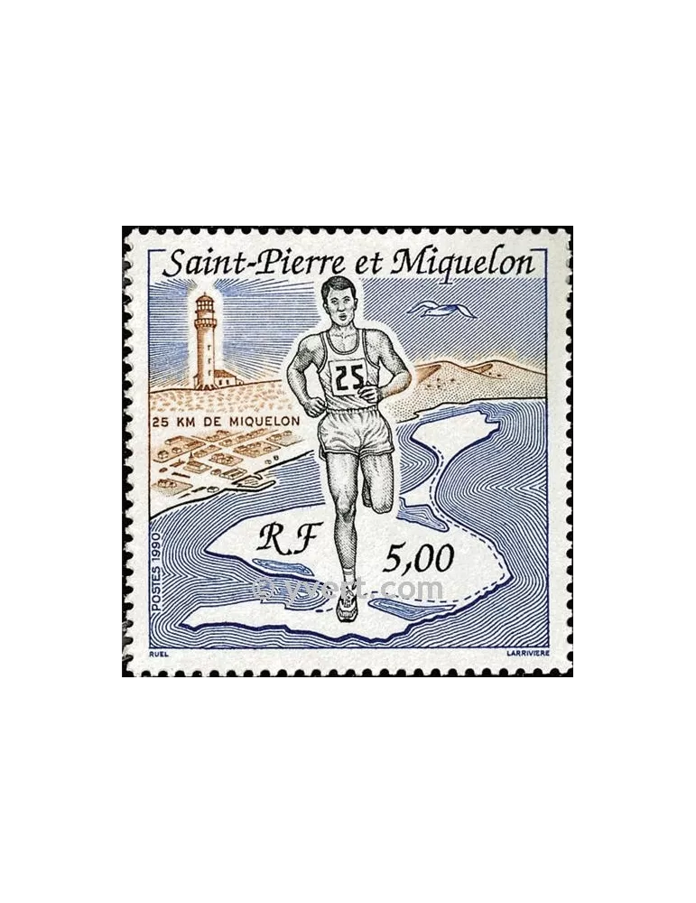 n° 522 -  Timbre Saint-Pierre et Miquelon Poste