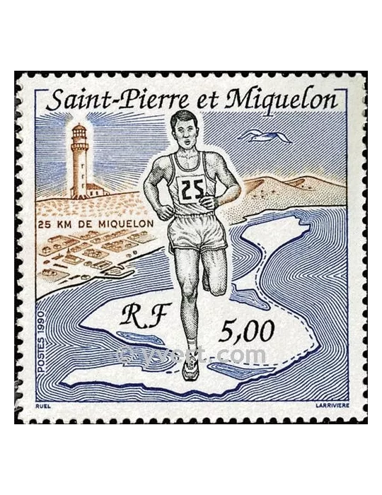 n° 522 -  Timbre Saint-Pierre et Miquelon Poste