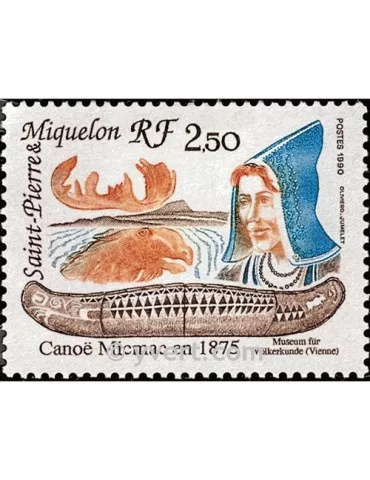 n° 527 -  Timbre Saint-Pierre et Miquelon Poste 2