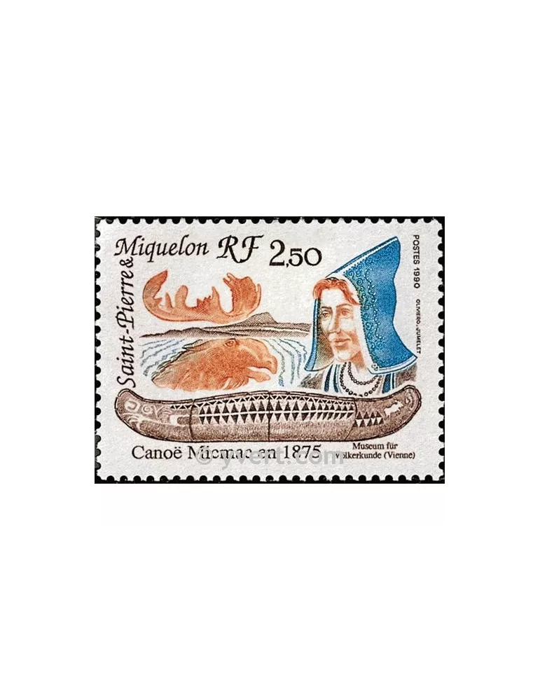 n° 527 -  Timbre Saint-Pierre et Miquelon Poste