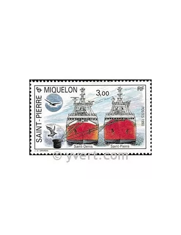 n° 528 -  Timbre Saint-Pierre et Miquelon Poste