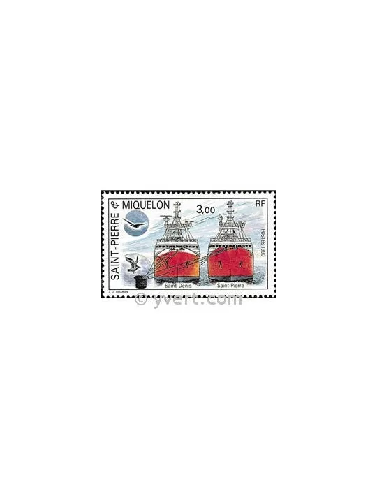 n° 528 -  Timbre Saint-Pierre et Miquelon Poste