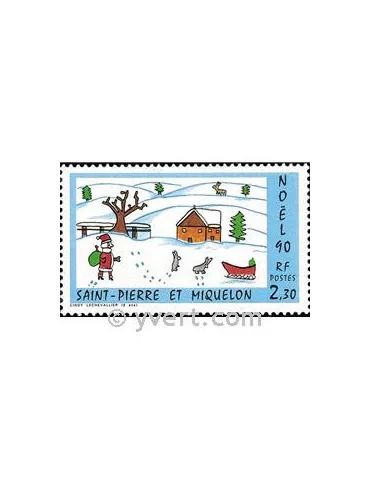n° 533 -  Timbre Saint-Pierre et Miquelon Poste