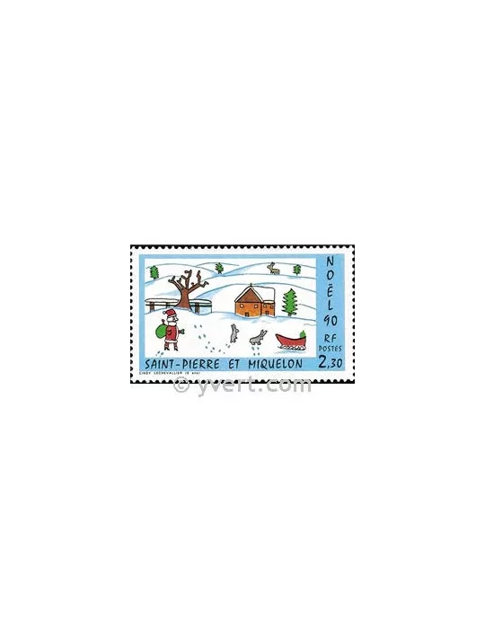 n° 533 -  Timbre Saint-Pierre et Miquelon Poste