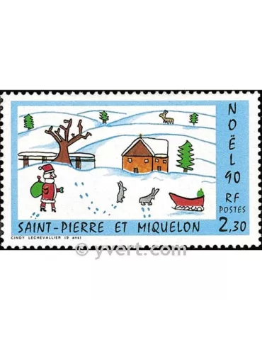 n° 533 -  Timbre Saint-Pierre et Miquelon Poste 2