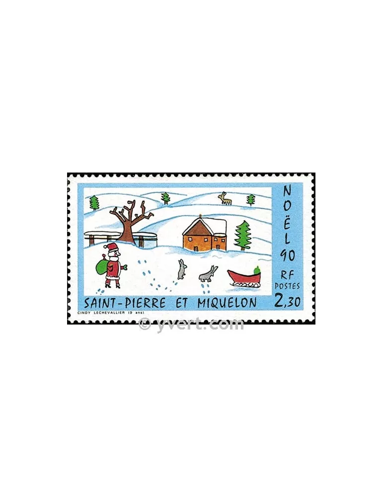 n° 533 -  Timbre Saint-Pierre et Miquelon Poste