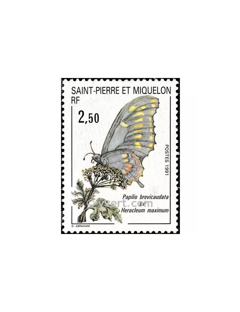 n° 534 -  Timbre Saint-Pierre et Miquelon Poste