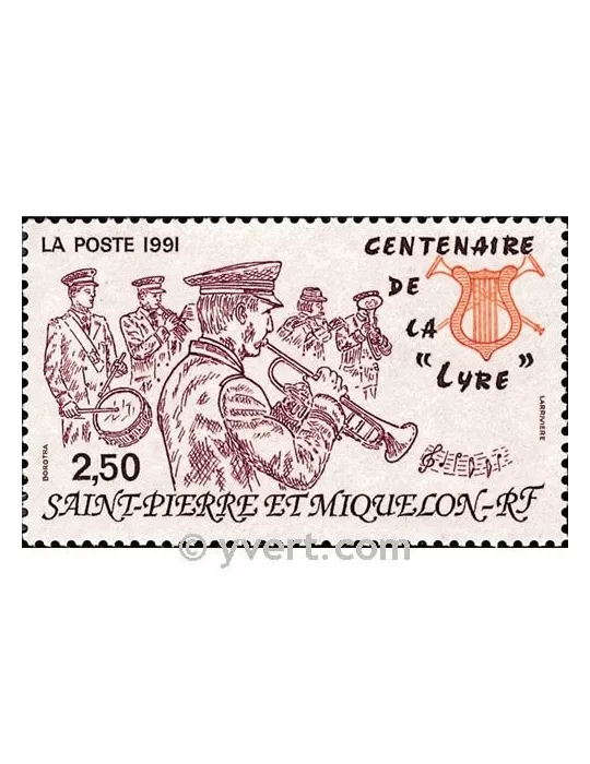 n° 545 -  Timbre Saint-Pierre et Miquelon Poste