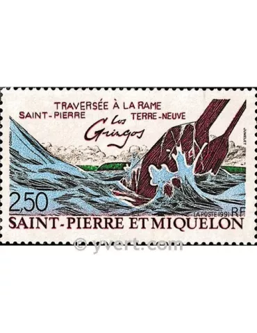 n° 546 -  Timbre Saint-Pierre et Miquelon Poste 2