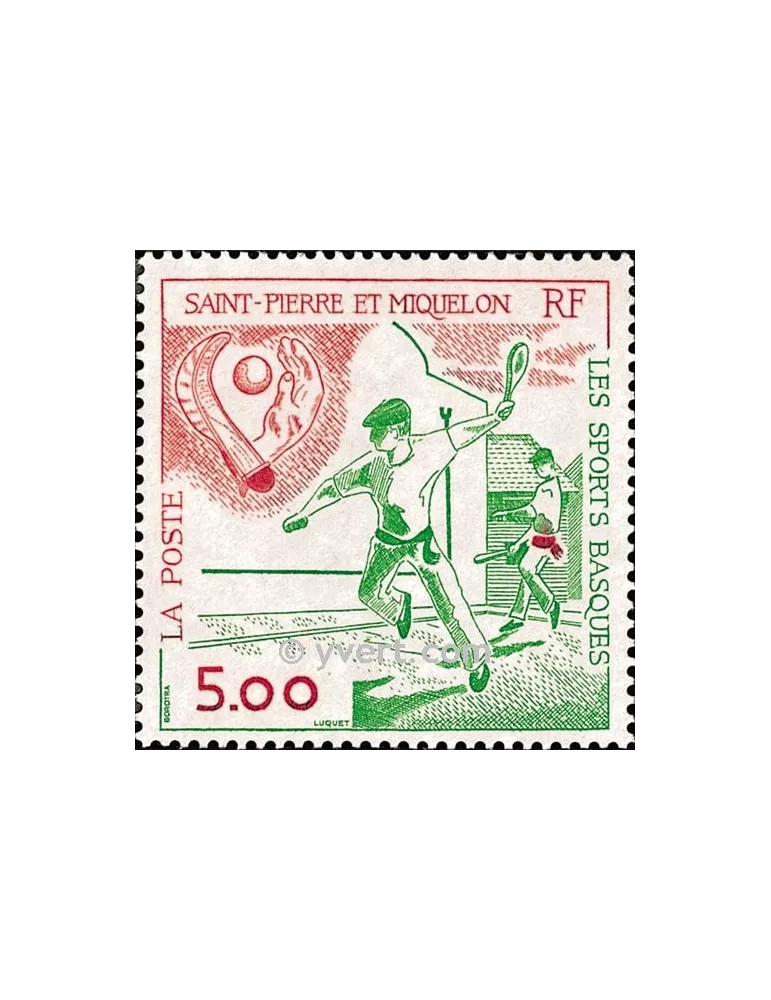 n° 547 -  Timbre Saint-Pierre et Miquelon Poste