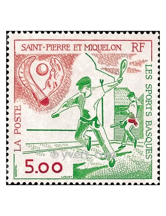 n° 547 -  Timbre Saint-Pierre et Miquelon Poste