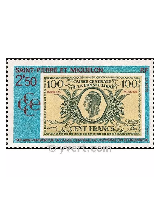 n° 551 -  Timbre Saint-Pierre et Miquelon Poste