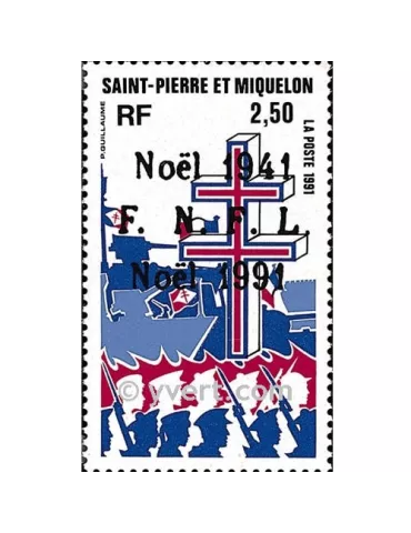 n° 554 -  Timbre Saint-Pierre et Miquelon Poste 2