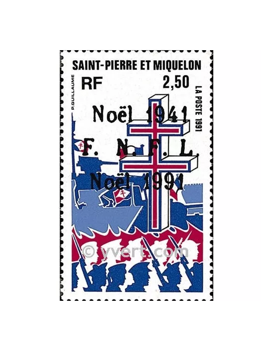 n° 554 -  Timbre Saint-Pierre et Miquelon Poste