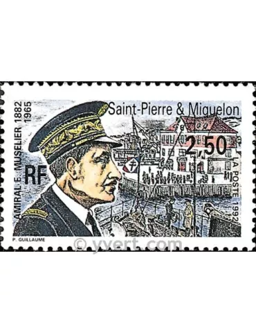 n° 558 -  Timbre Saint-Pierre et Miquelon Poste 2