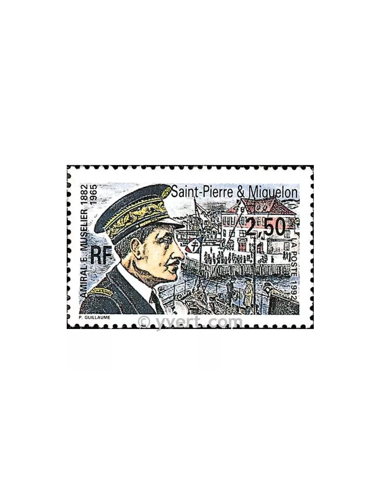 n° 558 -  Timbre Saint-Pierre et Miquelon Poste