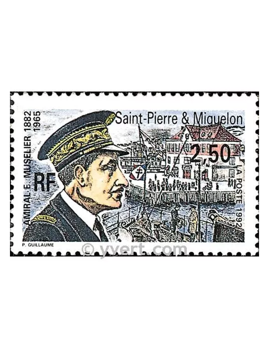 n° 558 -  Timbre Saint-Pierre et Miquelon Poste