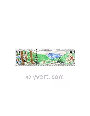 n° 568A -  Timbre Saint-Pierre et Miquelon Poste