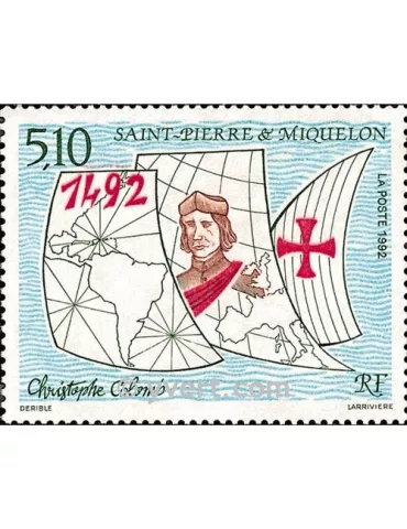 n° 569 -  Timbre Saint-Pierre et Miquelon Poste 2