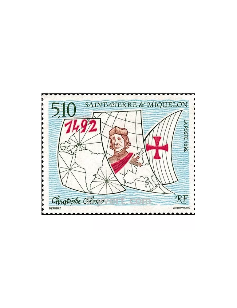 n° 569 -  Timbre Saint-Pierre et Miquelon Poste