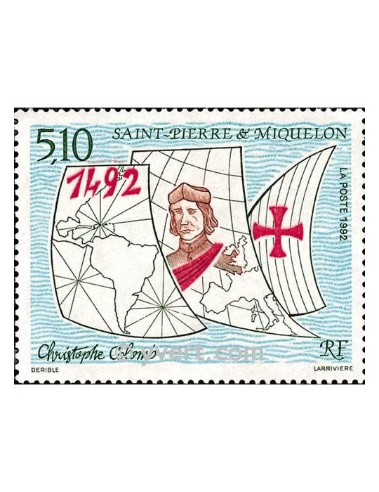 n° 569 -  Timbre Saint-Pierre et Miquelon Poste