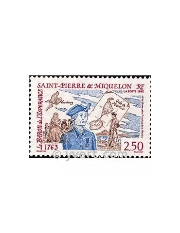 n° 570 -  Timbre Saint-Pierre et Miquelon Poste