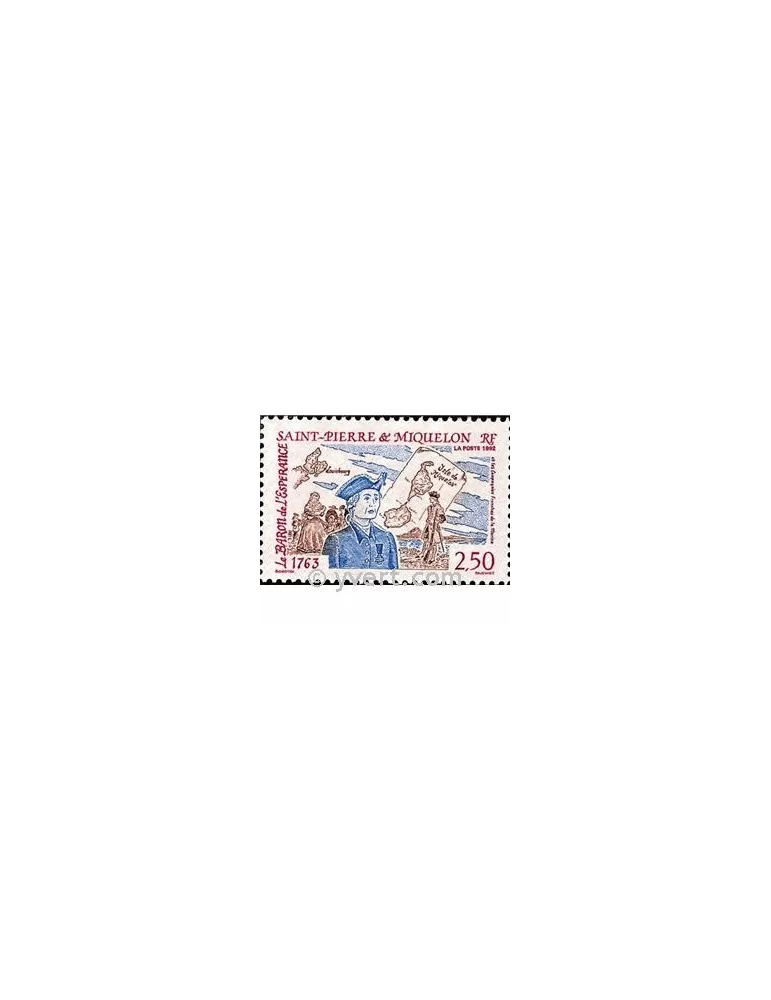 n° 570 -  Timbre Saint-Pierre et Miquelon Poste