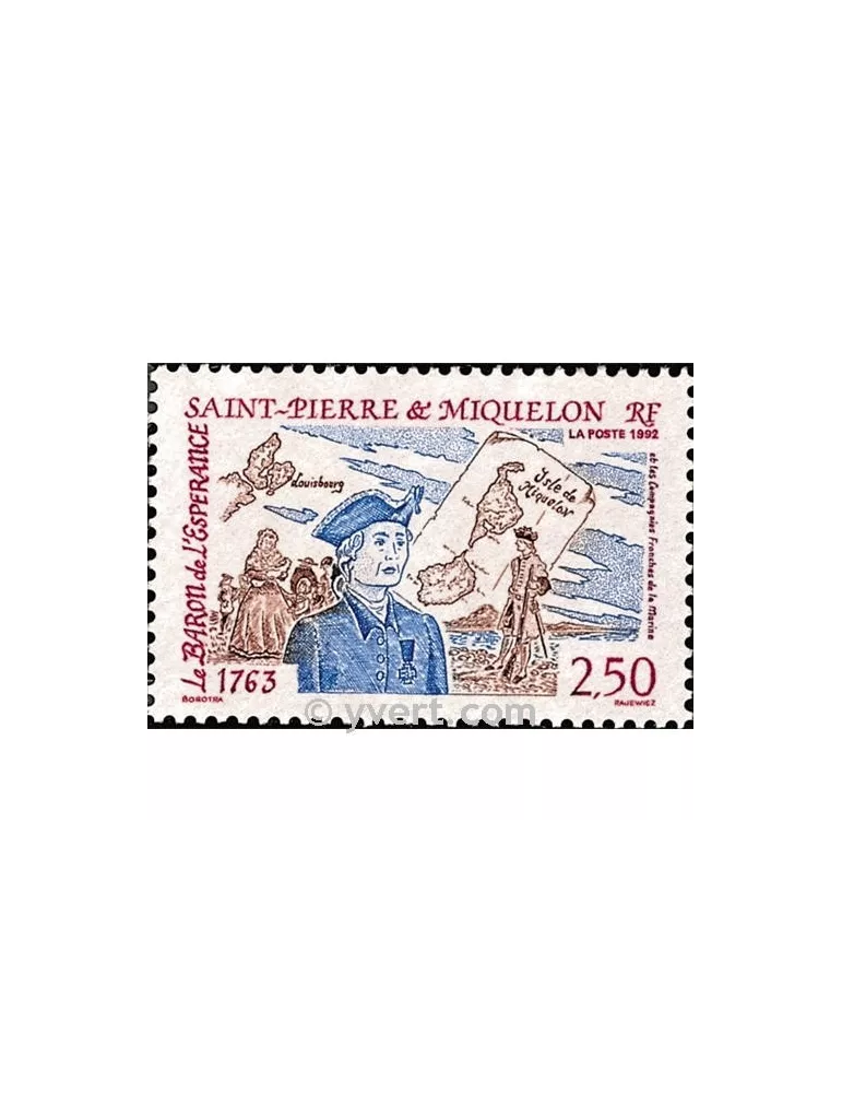 n° 570 -  Timbre Saint-Pierre et Miquelon Poste