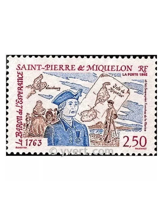 n° 570 -  Timbre Saint-Pierre et Miquelon Poste