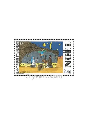n° 571 -  Timbre Saint-Pierre et Miquelon Poste