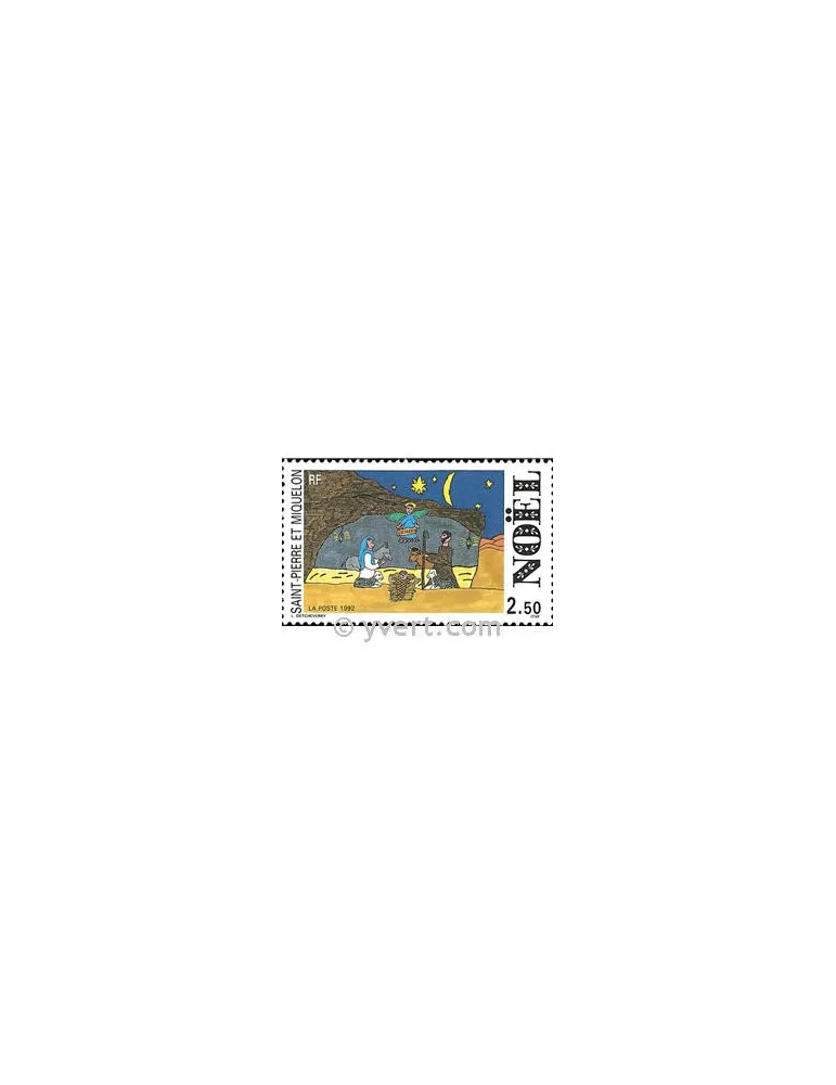 n° 571 -  Timbre Saint-Pierre et Miquelon Poste