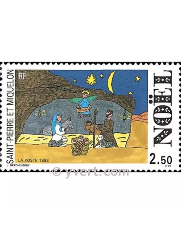 n° 571 -  Timbre Saint-Pierre et Miquelon Poste 2