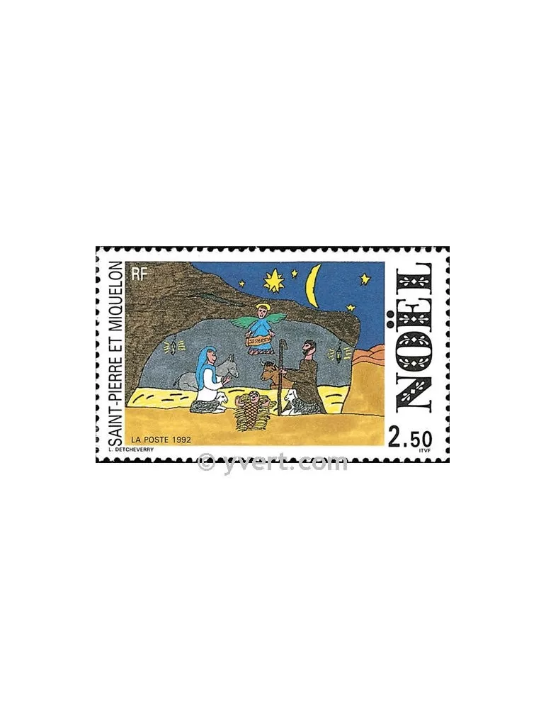 n° 571 -  Timbre Saint-Pierre et Miquelon Poste