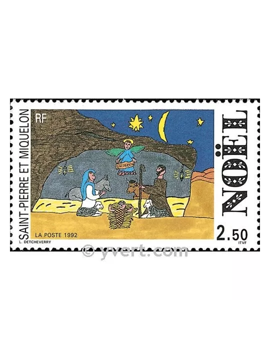 n° 571 -  Timbre Saint-Pierre et Miquelon Poste