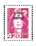 n° 572 -  Timbre Saint-Pierre et Miquelon Poste